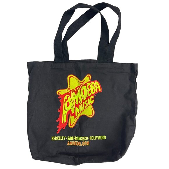 Amoeba Music Berkeley San Francisco CA 10 Tote Bag Button Postcard Sticker Lot - Picture 3 of 15